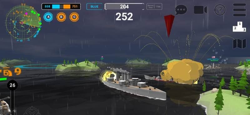 Ships of Glory: Warship Battle - Gameplay screenshot 4