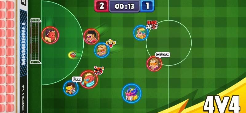 MamoBall - Online Soccer screenshot 1