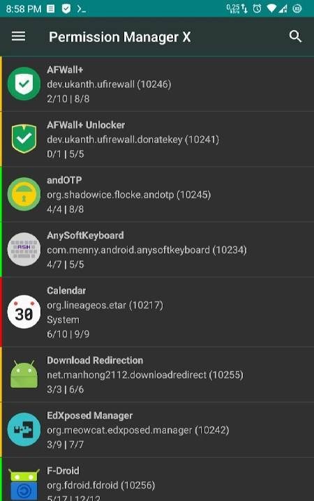 Permission Manager X screenshot 1