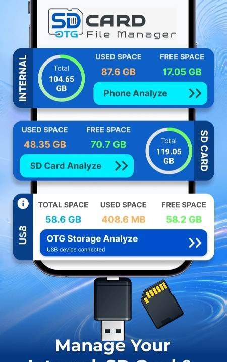 SD Card & OTG File Manager Screenshot 1