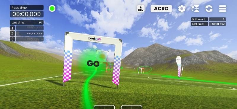 FeelFPV Drone FPV Simulator gameplay screenshot 4