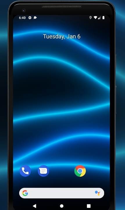 Neon Waves Live Wallpaper screenshot 4