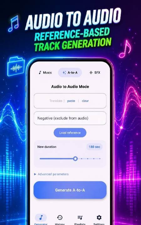 SonicMorph: AI Music Generator screenshot 3