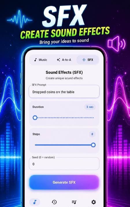 SonicMorph: AI Music Generator screenshot 4