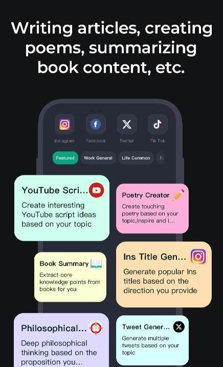 Chat AI Writer - Writing App screenshot 3