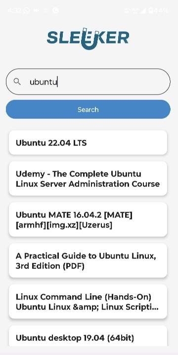 Sleeker - Torrent Search screenshot 1
