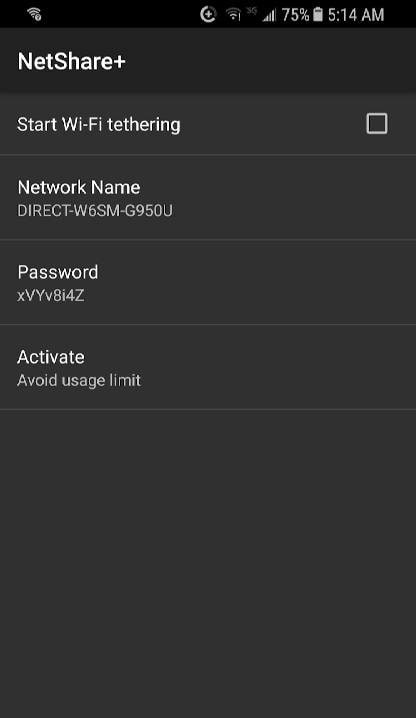 NetShare+ Wifi Tether screenshot 4