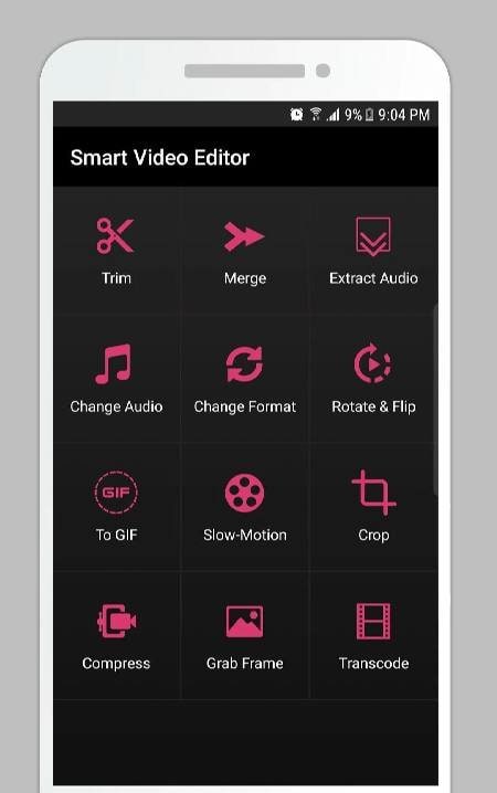 Smart Video Editor Trim Merge - Screenshot 1