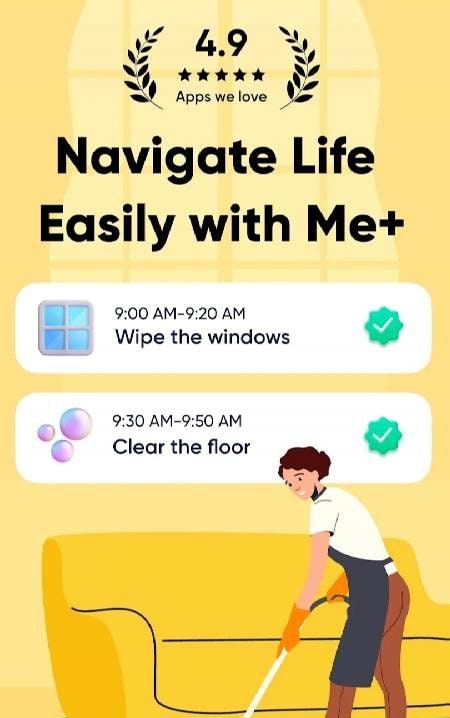 Me+ Daily Routine Planner screenshot 1