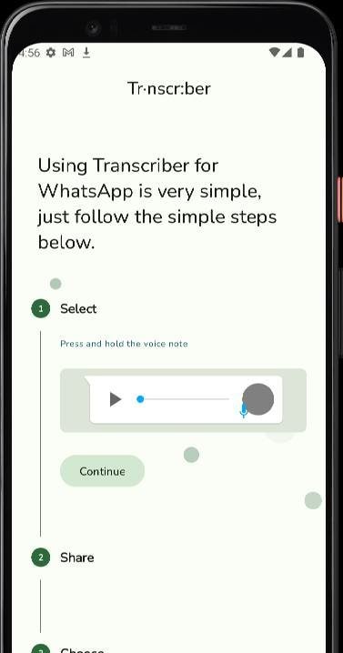 Transcriber for WhatsApp screenshot 2
