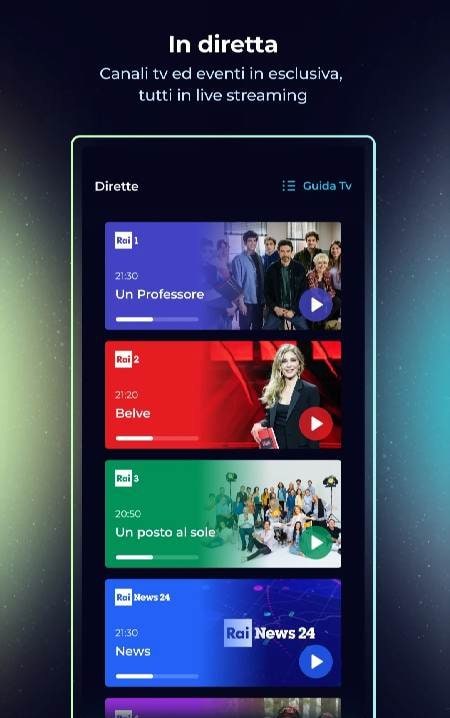 RaiPlay for Android TV screenshot 4
