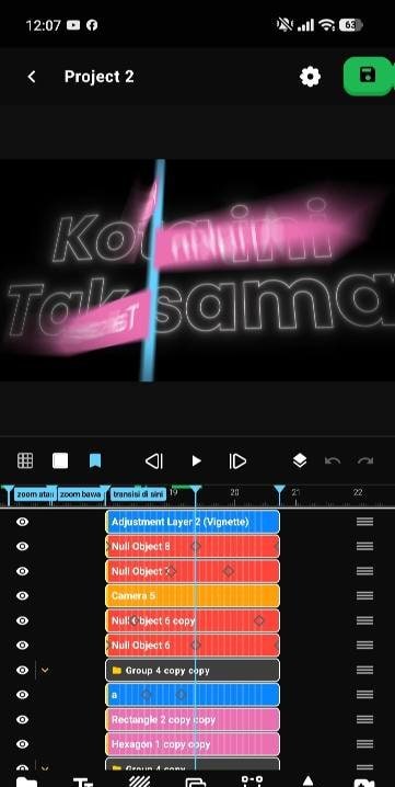 Keyflow - mobile editing app screenshot 2
