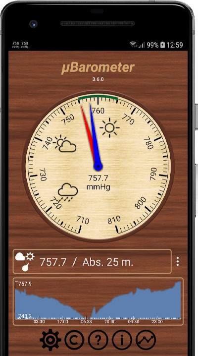mu Barometer screenshot 2