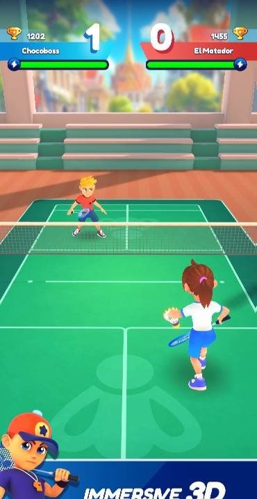 SMASH Badminton Screenshot 1