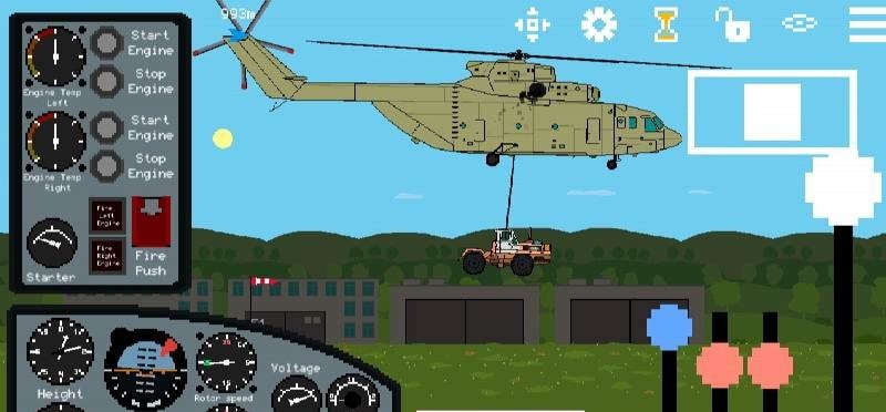 Pixel Helicopter Simulator screenshot 4
