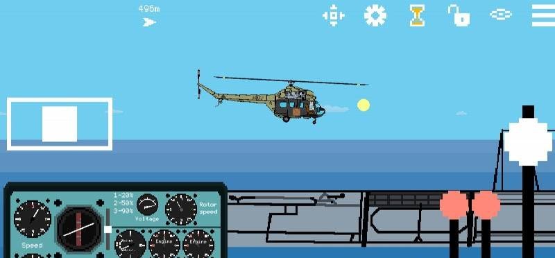 Pixel Helicopter Simulator screenshot 1