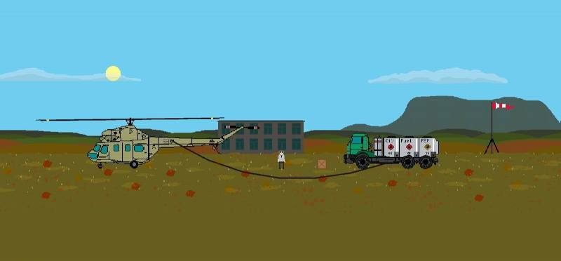 Pixel Helicopter Simulator screenshot 3