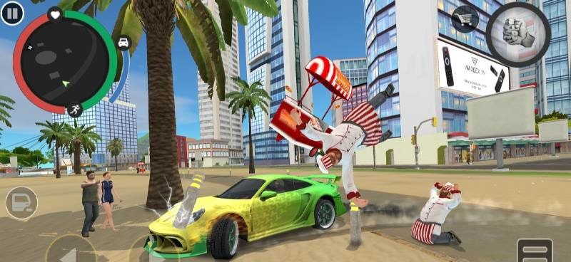Rope Hero: Cheatground MOD screenshot 2
