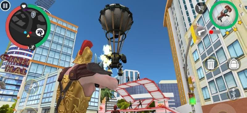 Rope Hero: Cheatground MOD screenshot 1