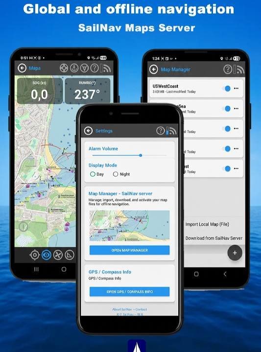 SailNav – Nautical GPS Offline screenshot 2
