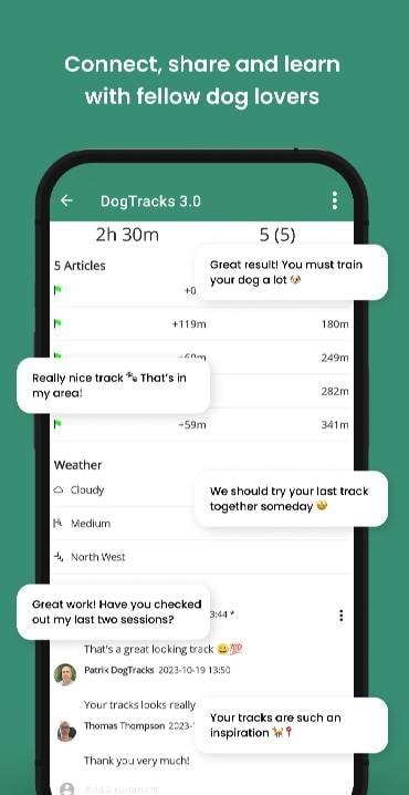 DogTracks app preview 4