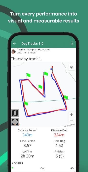 DogTracks app preview 3