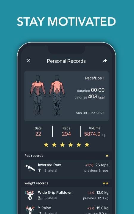 Blast - Gym Workout Tracker screenshot 4