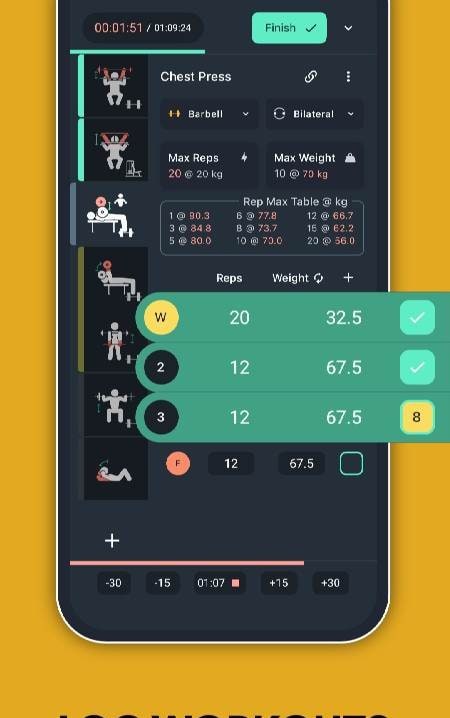 Blast - Gym Workout Tracker screenshot 3