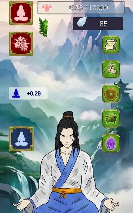 Immortal cultivation idle game screenshot 1