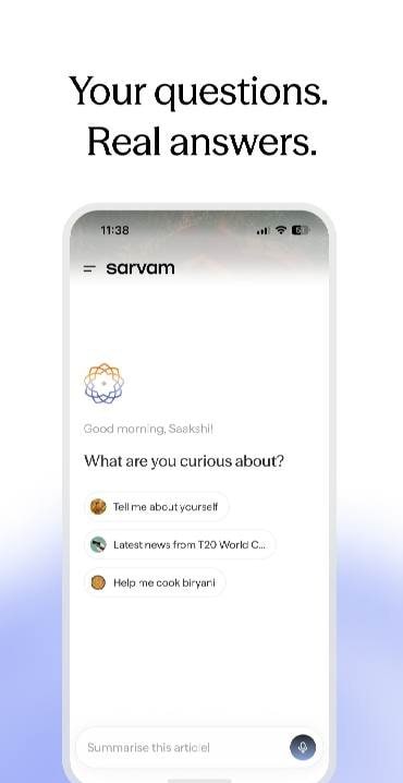 Indus by Sarvam screenshot 1