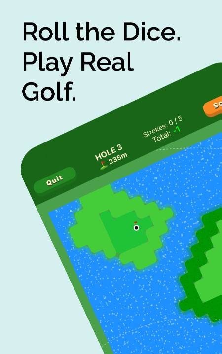 Pocket Golf Tournament screenshot 1