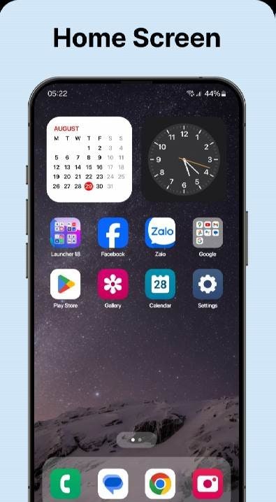 Launcher OS – Phone 17 Style Screenshot 1