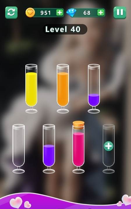 Water Sort: Romance Girl screenshot 3