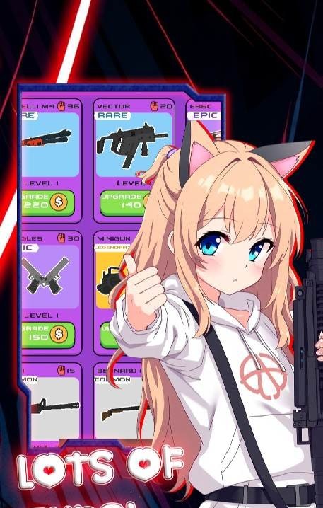Squad Waifus: Anime Shooter screenshot 2