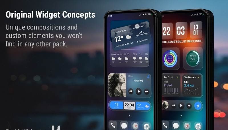 M Widgets - Liquid Glass KWGT screenshot 4