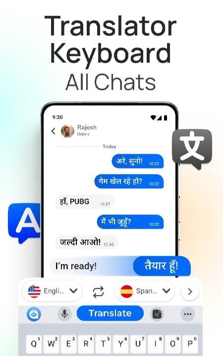 Translate Chat & Keyboard screenshot 1