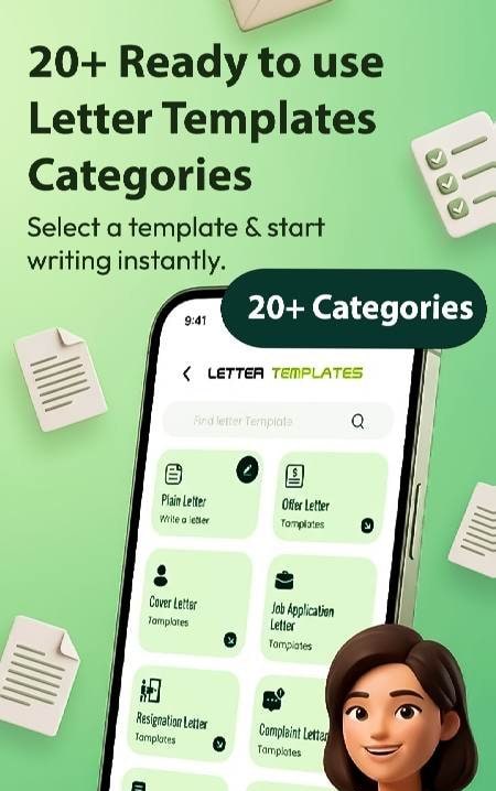 AI Letter Writing Templates screenshot 3
