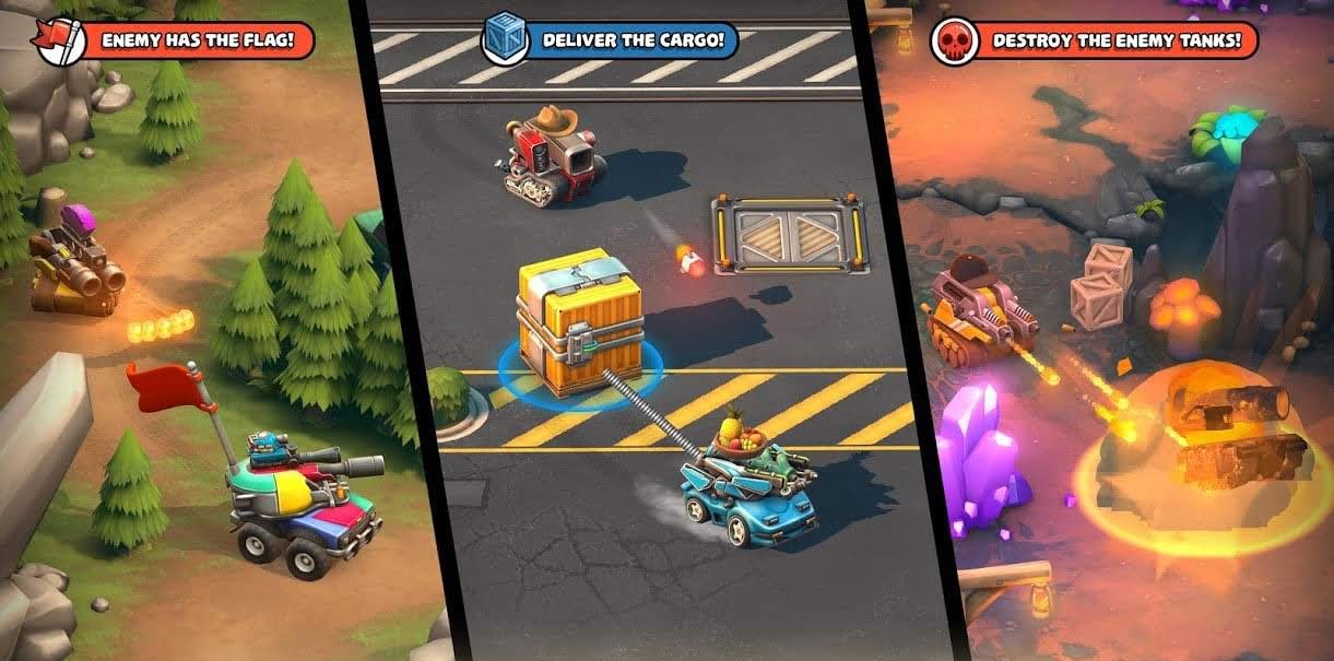 Pico Tanks: Multiplayer Mayhem gameplay screenshot 2