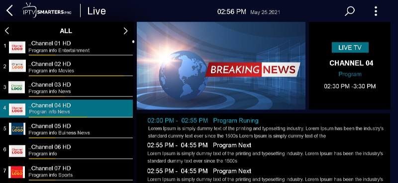 IPTV Smarters Pro screenshot 3