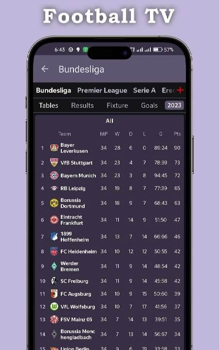 Live Football TV HD Streaming screenshot 1