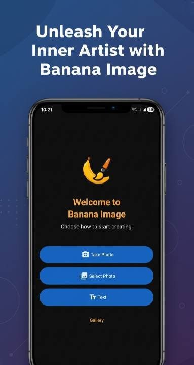 Banana Image: AI Art Generator Screenshot 1