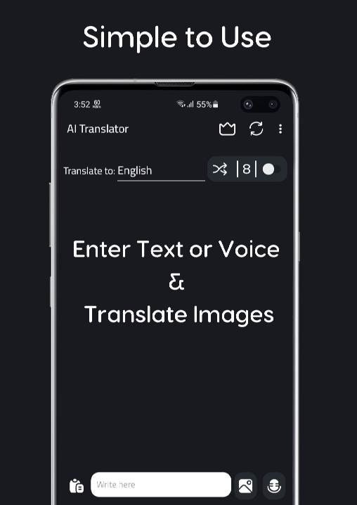 AI Translator app preview 1