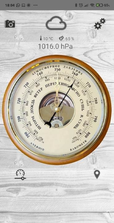 Professional Barometer Screenshot 1