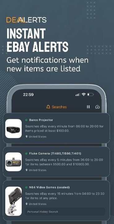 Alerts for eBay: Dealerts screenshot 1