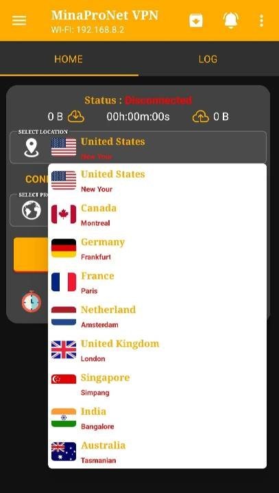 MinaProNet - AIO Tunnel VPN screenshot 2