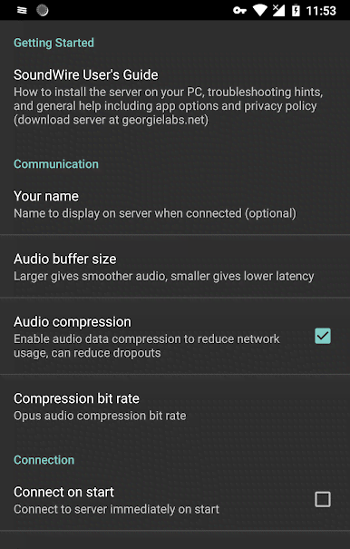 SoundWire screenshot 4