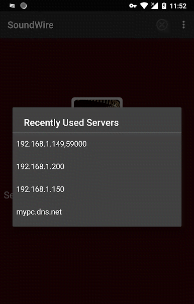 SoundWire screenshot 2