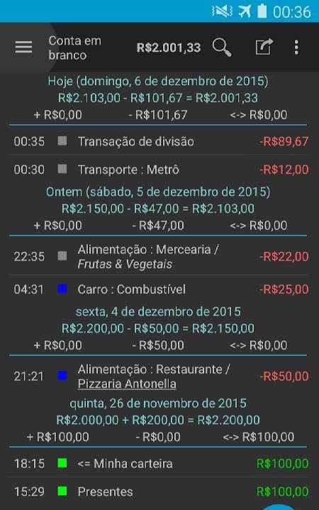 My Expenses screenshot 1