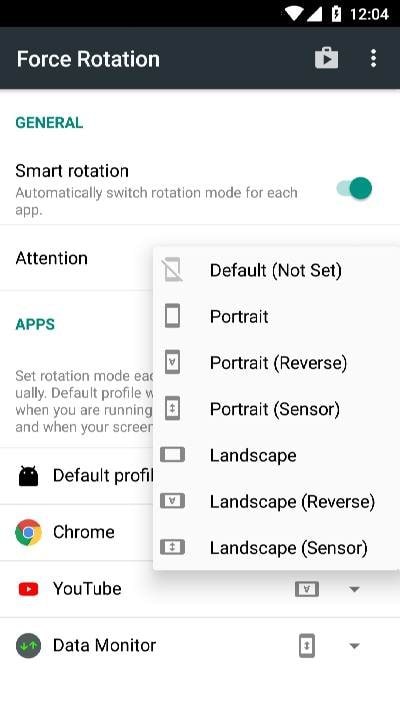 Force Rotation: Auto-rotate screenshot 2