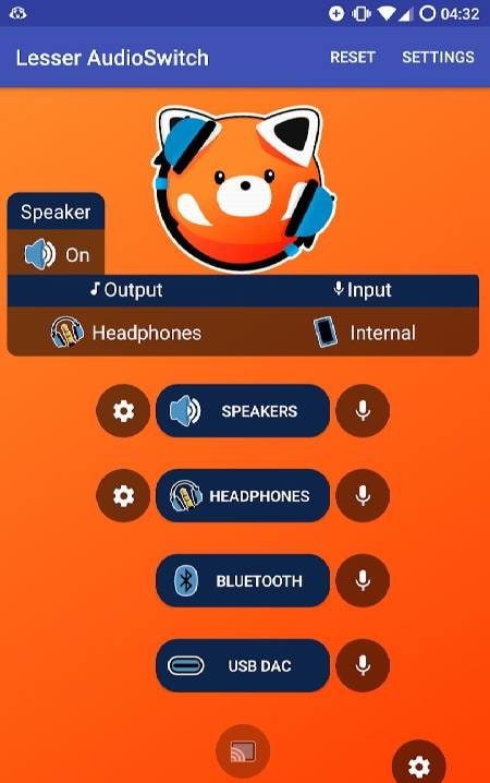 Lesser AudioSwitch screenshot 1
